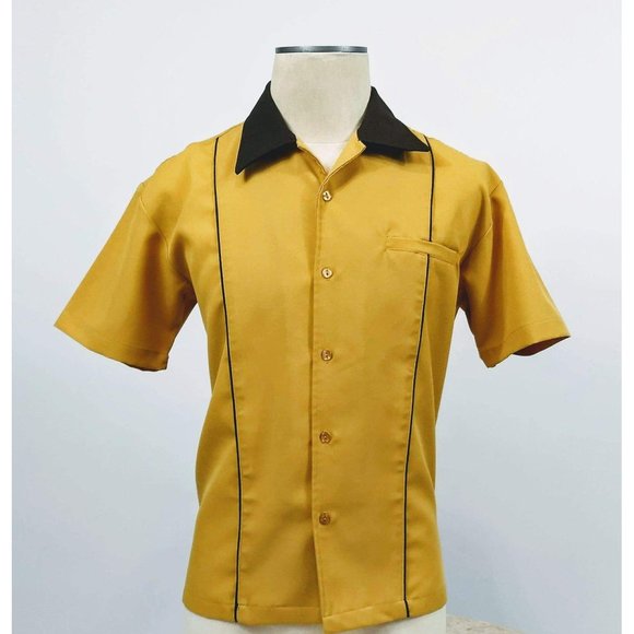 Steady Shuckster Men's Bowler in Mustard - Picture 2 of 4